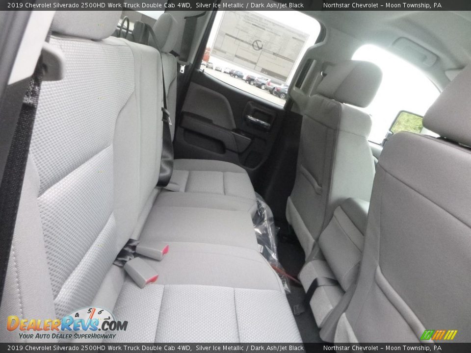 Rear Seat of 2019 Chevrolet Silverado 2500HD Work Truck Double Cab 4WD Photo #11