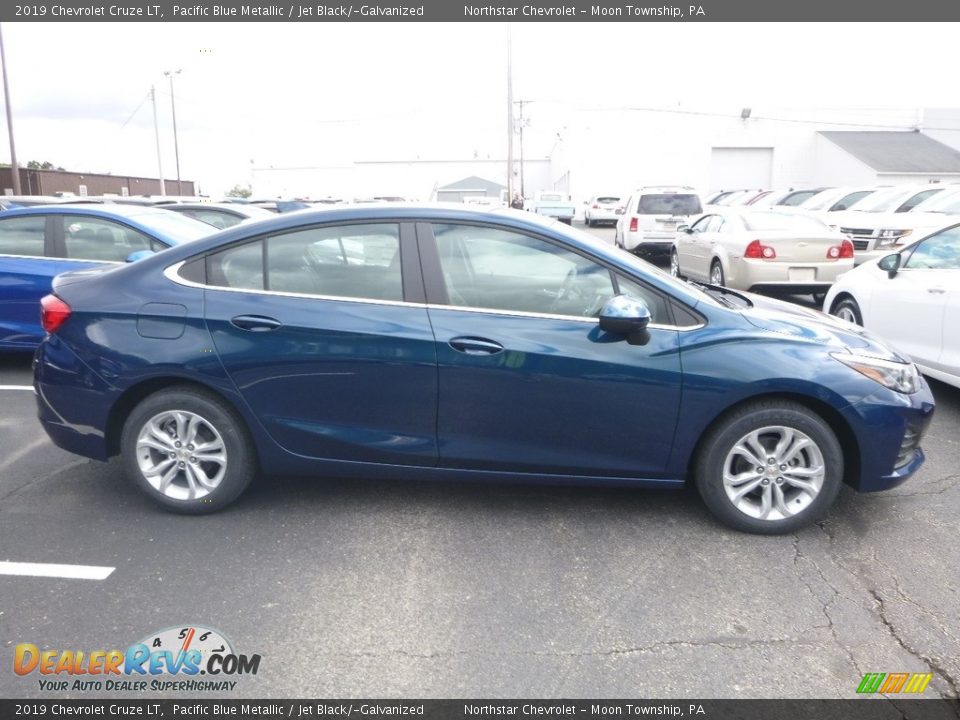 2019 Chevrolet Cruze LT Pacific Blue Metallic / Jet Black/­Galvanized Photo #6