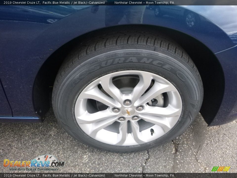 2019 Chevrolet Cruze LT Pacific Blue Metallic / Jet Black/­Galvanized Photo #8