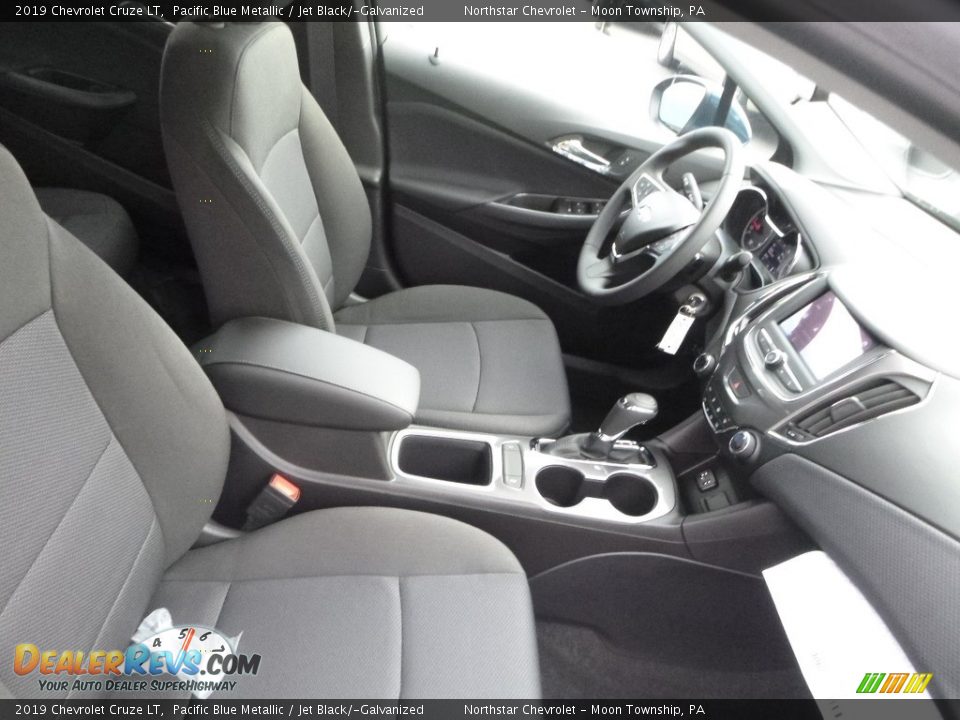 2019 Chevrolet Cruze LT Pacific Blue Metallic / Jet Black/­Galvanized Photo #9
