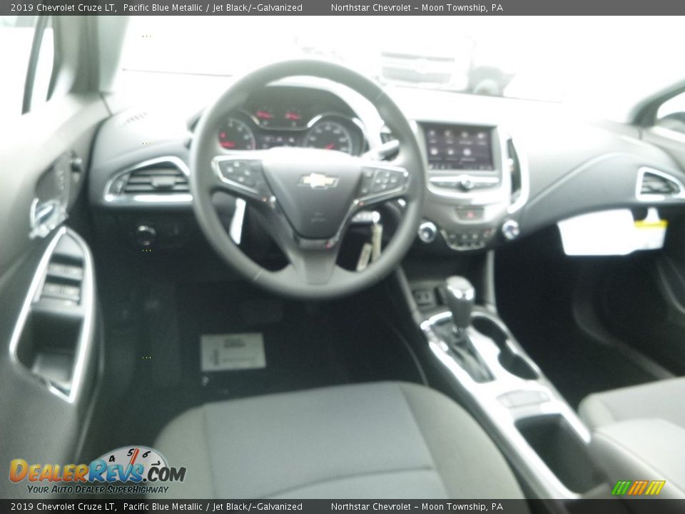 2019 Chevrolet Cruze LT Pacific Blue Metallic / Jet Black/­Galvanized Photo #12