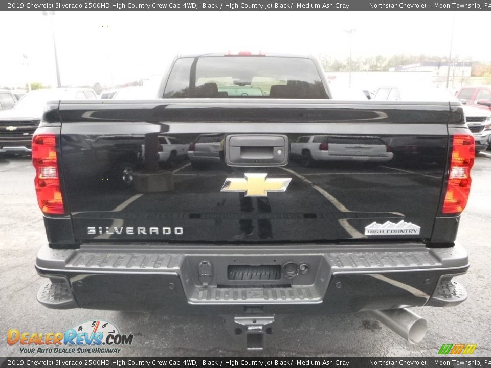 2019 Chevrolet Silverado 2500HD High Country Crew Cab 4WD Black / High Country Jet Black/­Medium Ash Gray Photo #4