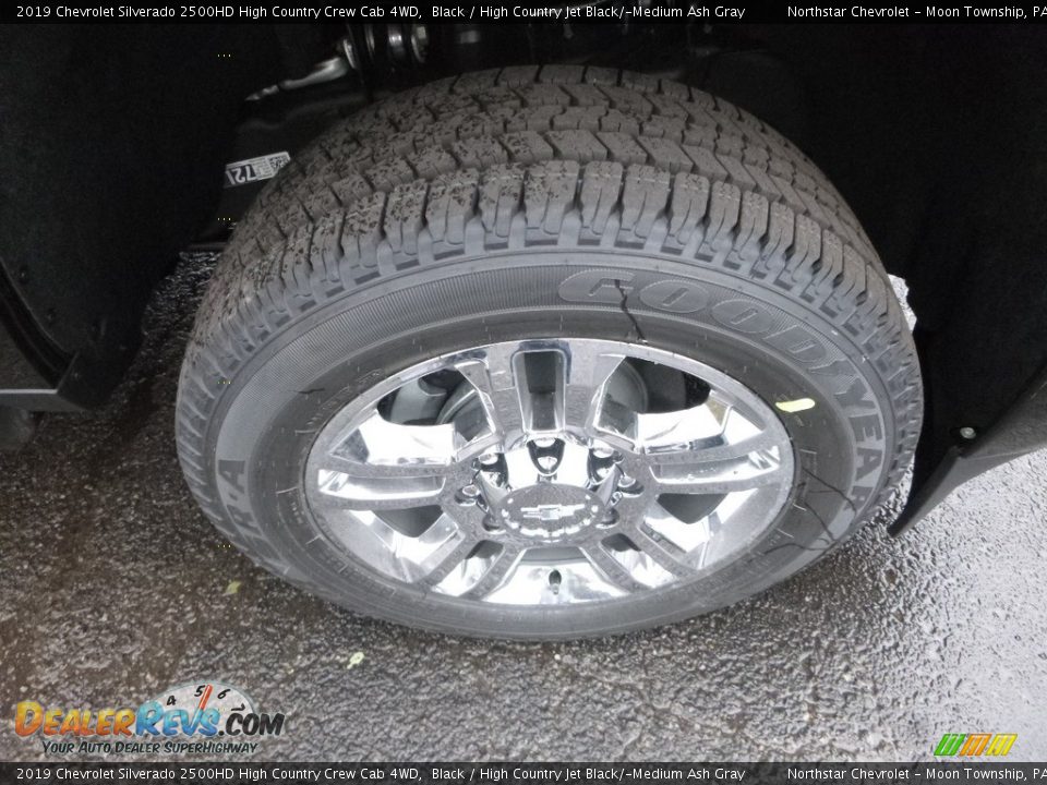 2019 Chevrolet Silverado 2500HD High Country Crew Cab 4WD Black / High Country Jet Black/­Medium Ash Gray Photo #9