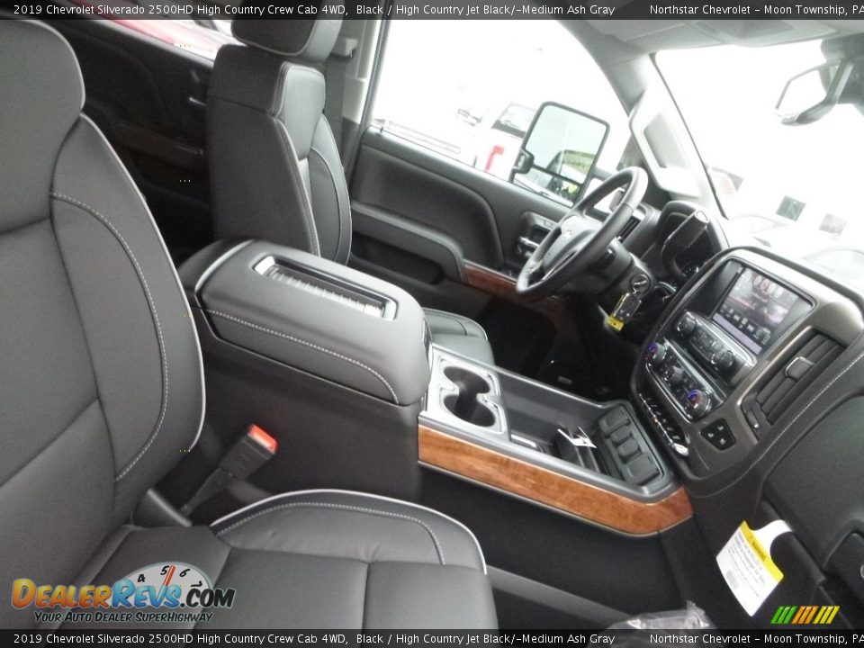 2019 Chevrolet Silverado 2500HD High Country Crew Cab 4WD Black / High Country Jet Black/­Medium Ash Gray Photo #10