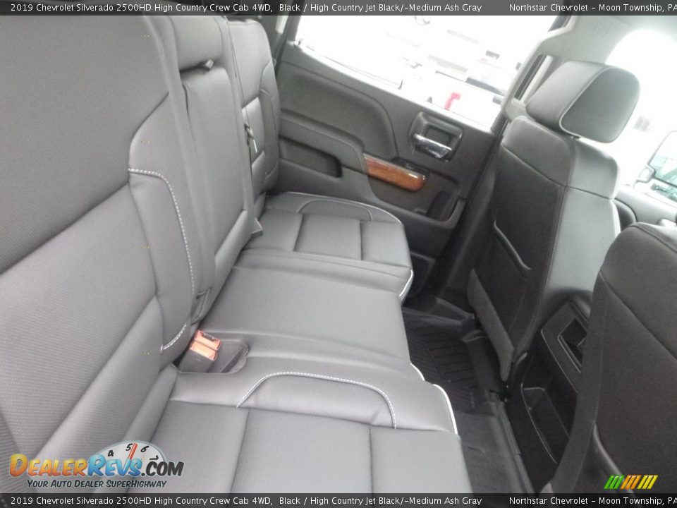 2019 Chevrolet Silverado 2500HD High Country Crew Cab 4WD Black / High Country Jet Black/­Medium Ash Gray Photo #12