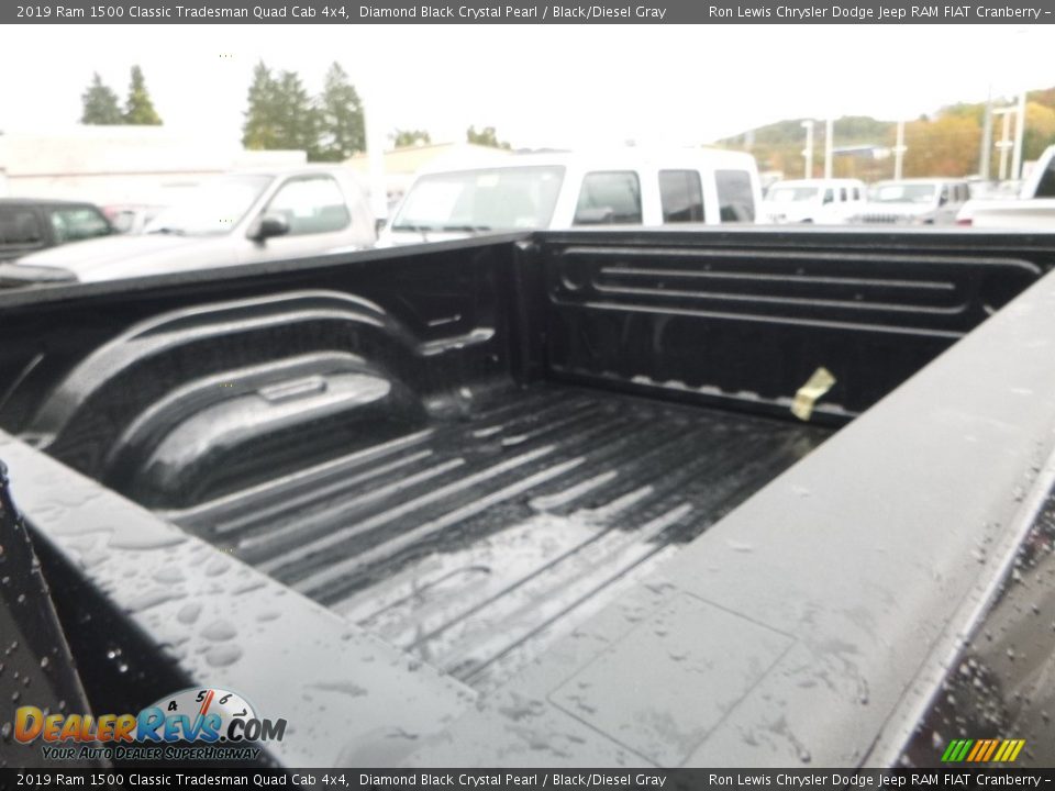 2019 Ram 1500 Classic Tradesman Quad Cab 4x4 Diamond Black Crystal Pearl / Black/Diesel Gray Photo #13