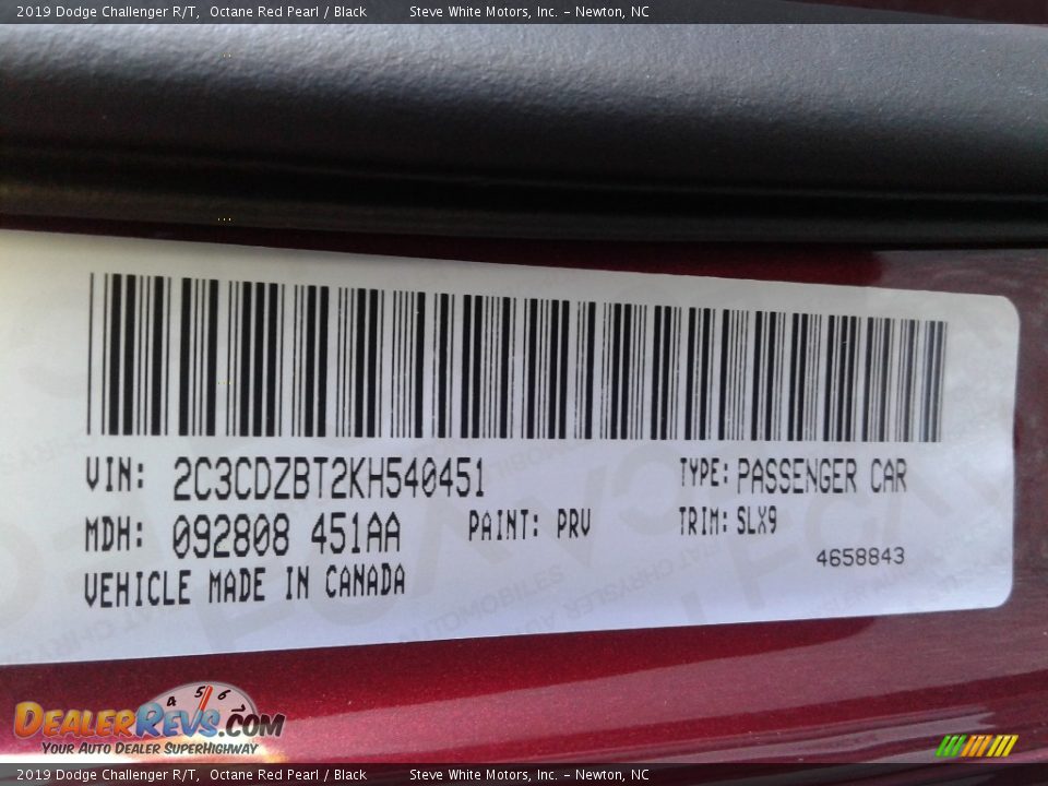 2019 Dodge Challenger R/T Octane Red Pearl / Black Photo #33