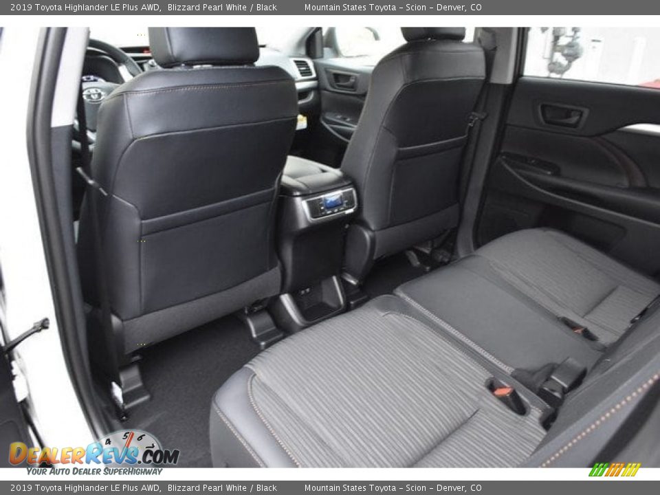 Rear Seat of 2019 Toyota Highlander LE Plus AWD Photo #13