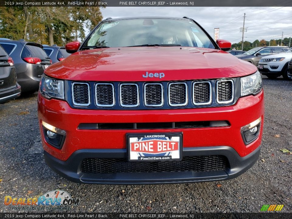 2019 Jeep Compass Latitude 4x4 Red-Line Pearl / Black Photo #2