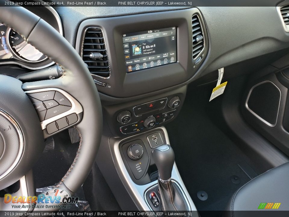 2019 Jeep Compass Latitude 4x4 Red-Line Pearl / Black Photo #10