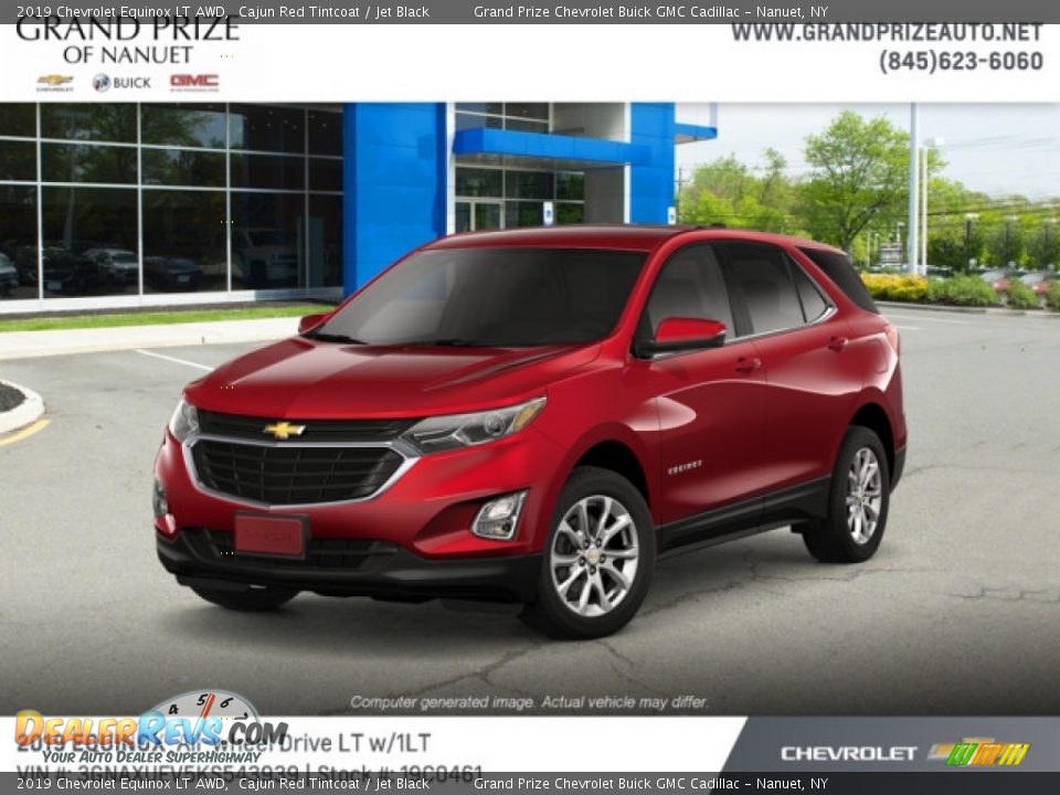 2019 Chevrolet Equinox LT AWD Cajun Red Tintcoat / Jet Black Photo #1