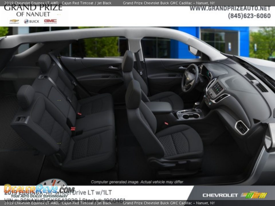 2019 Chevrolet Equinox LT AWD Cajun Red Tintcoat / Jet Black Photo #6