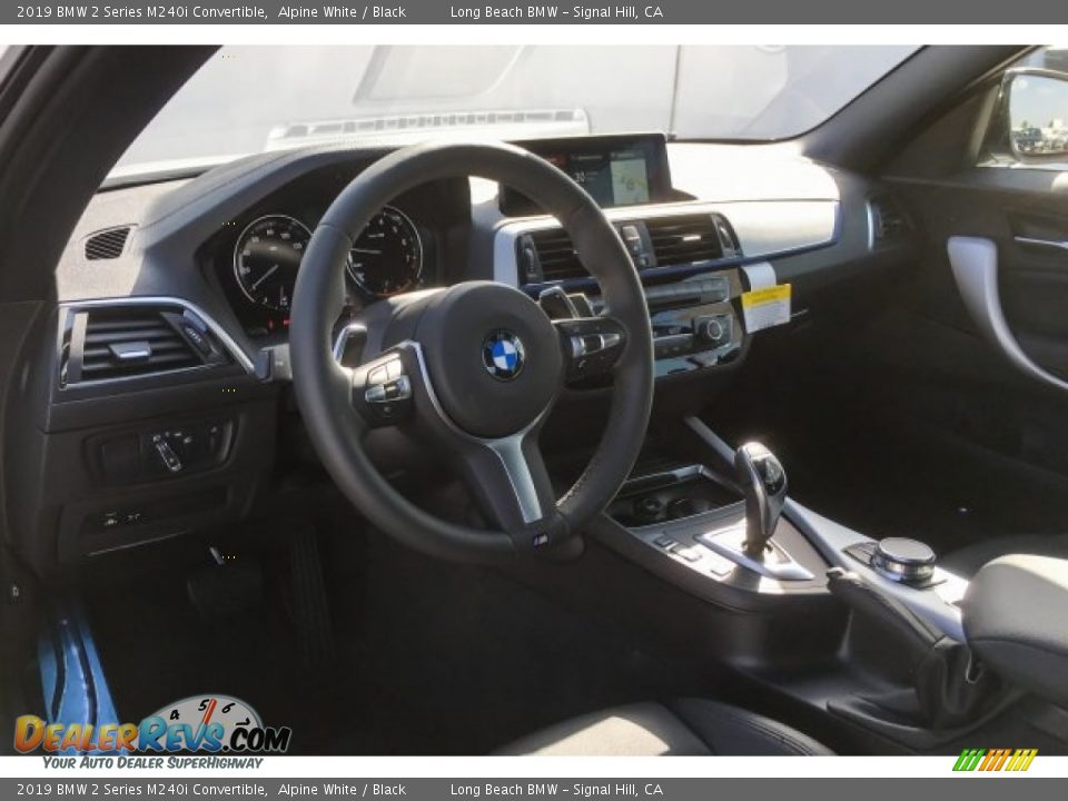 2019 BMW 2 Series M240i Convertible Alpine White / Black Photo #4