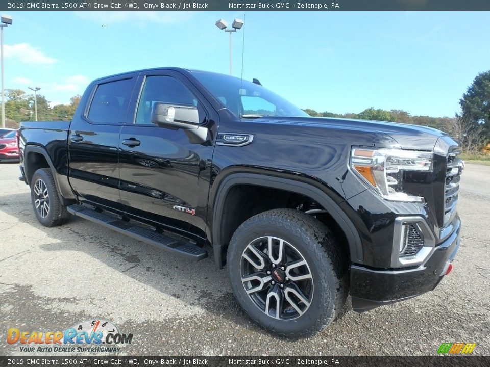 2019 GMC Sierra 1500 AT4 Crew Cab 4WD Onyx Black / Jet Black Photo #3