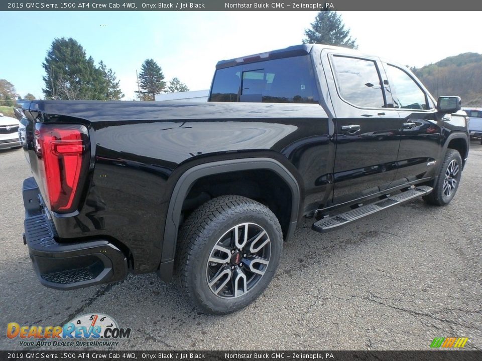 2019 GMC Sierra 1500 AT4 Crew Cab 4WD Onyx Black / Jet Black Photo #5
