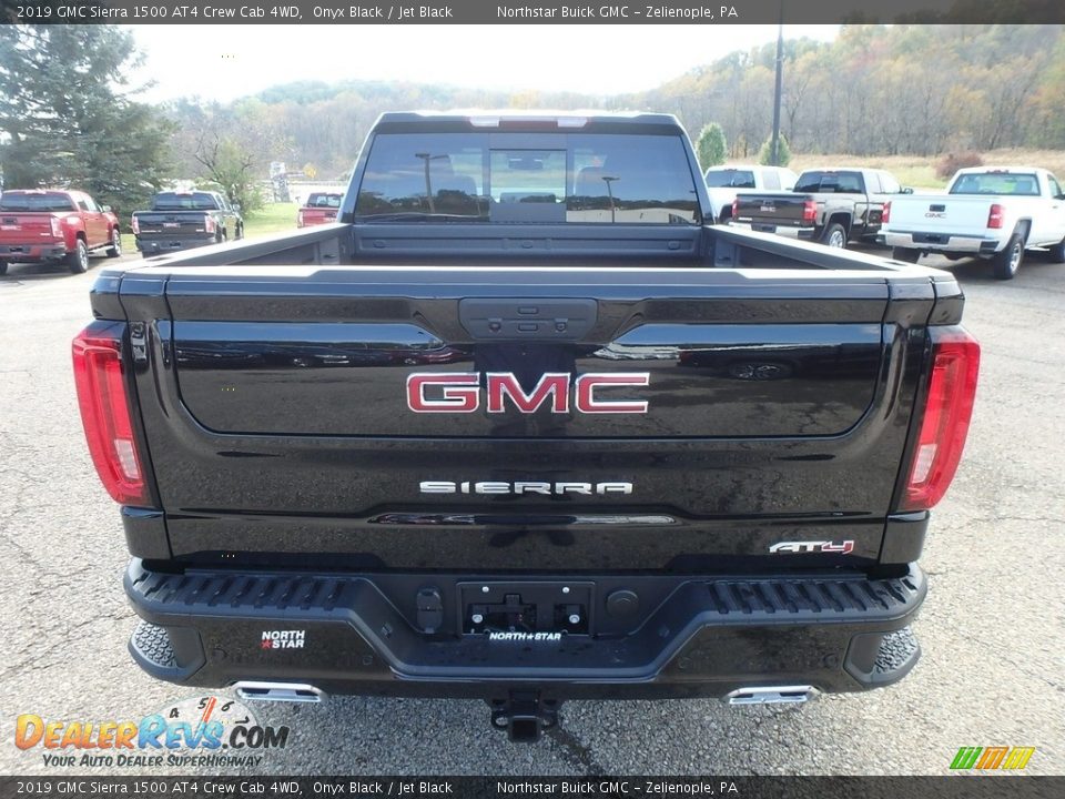2019 GMC Sierra 1500 AT4 Crew Cab 4WD Onyx Black / Jet Black Photo #6