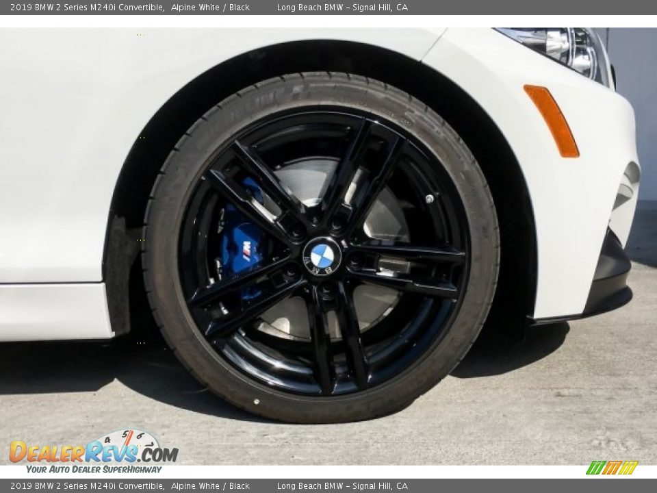 2019 BMW 2 Series M240i Convertible Alpine White / Black Photo #9