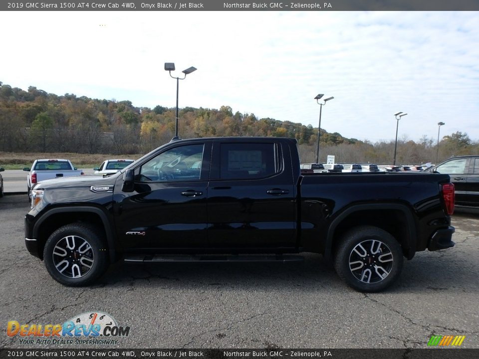 2019 GMC Sierra 1500 AT4 Crew Cab 4WD Onyx Black / Jet Black Photo #8