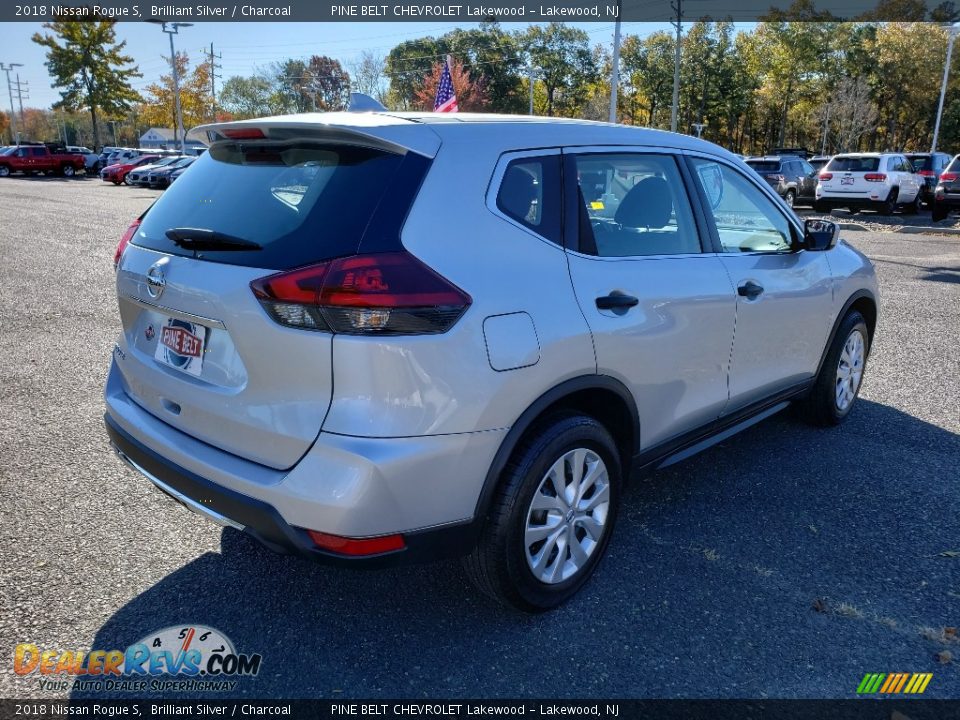 2018 Nissan Rogue S Brilliant Silver / Charcoal Photo #7