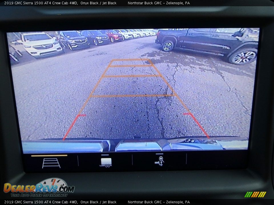 2019 GMC Sierra 1500 AT4 Crew Cab 4WD Onyx Black / Jet Black Photo #18