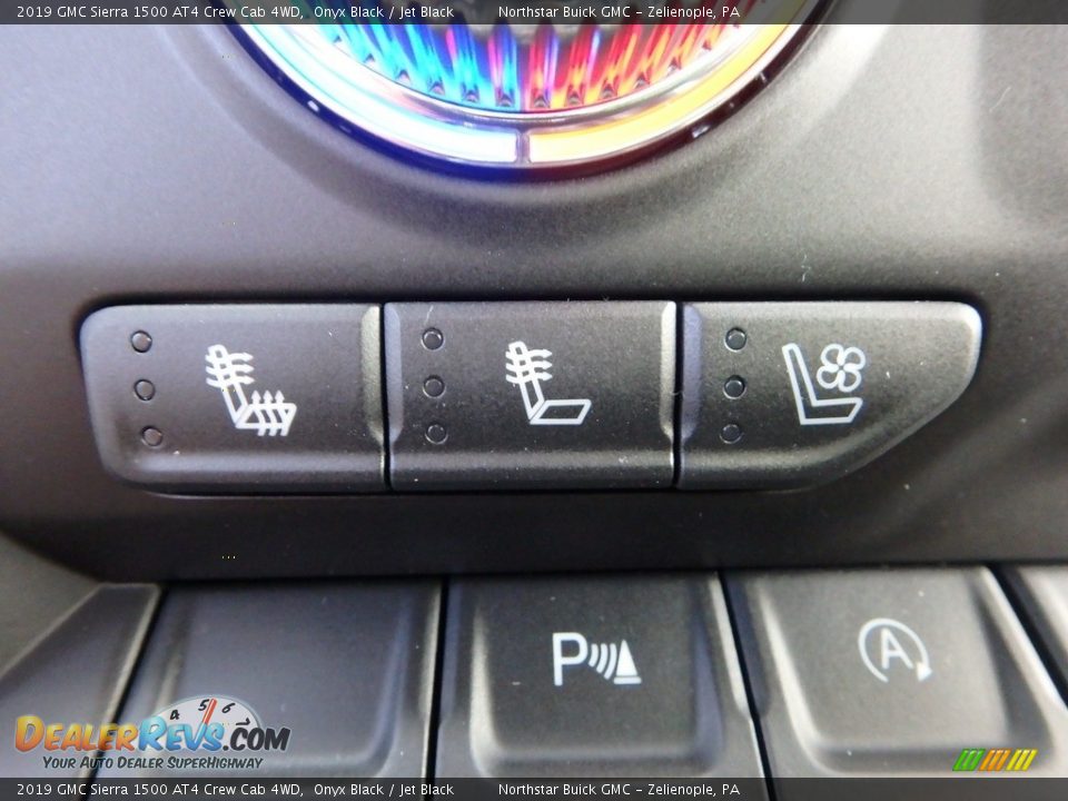 2019 GMC Sierra 1500 AT4 Crew Cab 4WD Onyx Black / Jet Black Photo #19