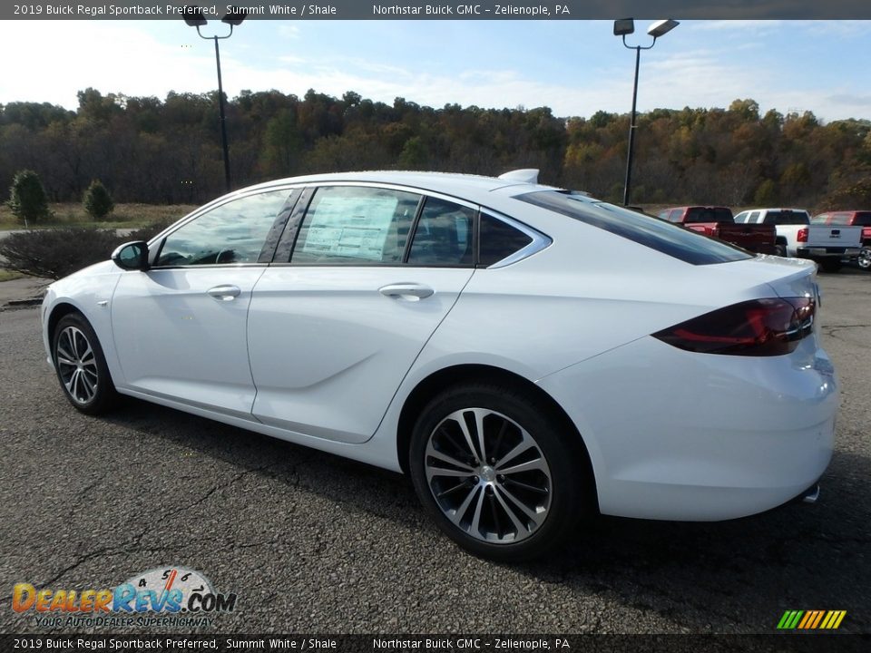 2019 Buick Regal Sportback Preferred Summit White / Shale Photo #7