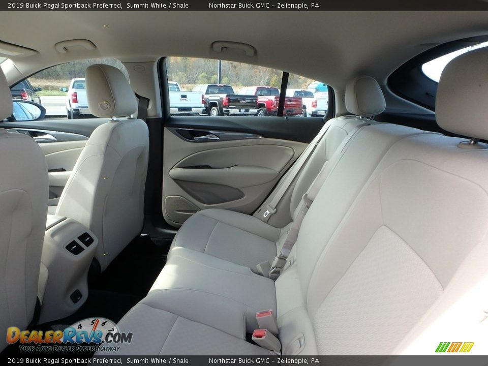 Rear Seat of 2019 Buick Regal Sportback Preferred Photo #11
