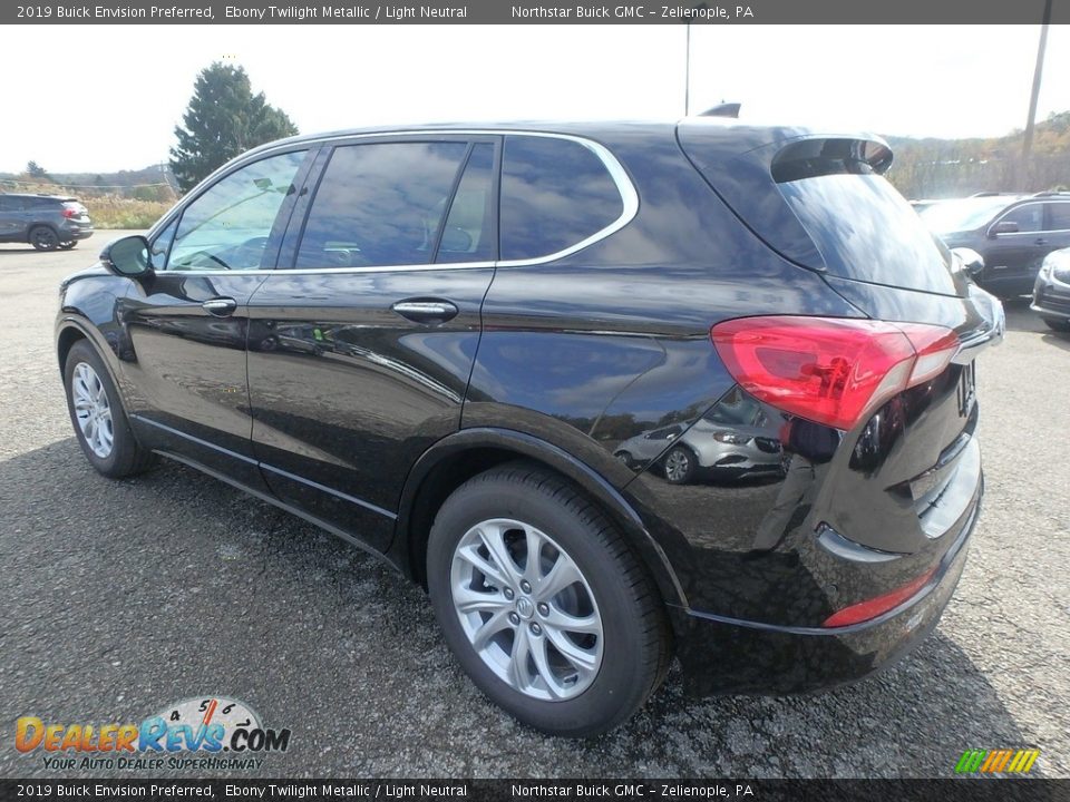 2019 Buick Envision Preferred Ebony Twilight Metallic / Light Neutral Photo #9