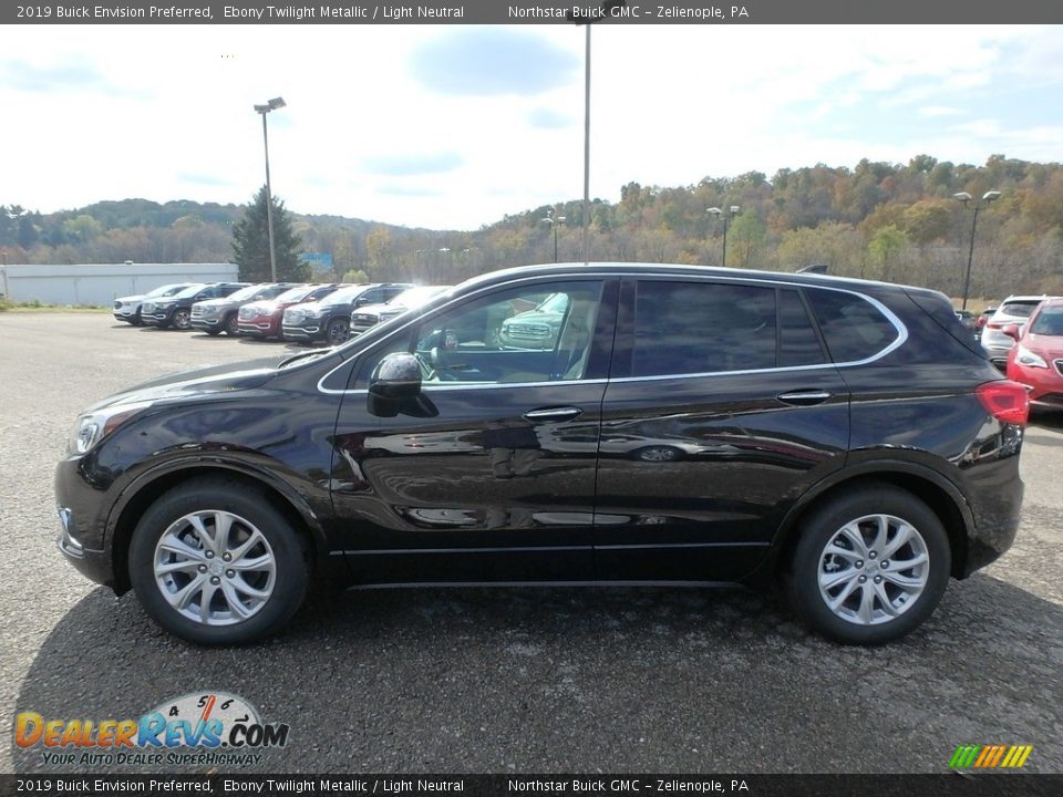 2019 Buick Envision Preferred Ebony Twilight Metallic / Light Neutral Photo #10
