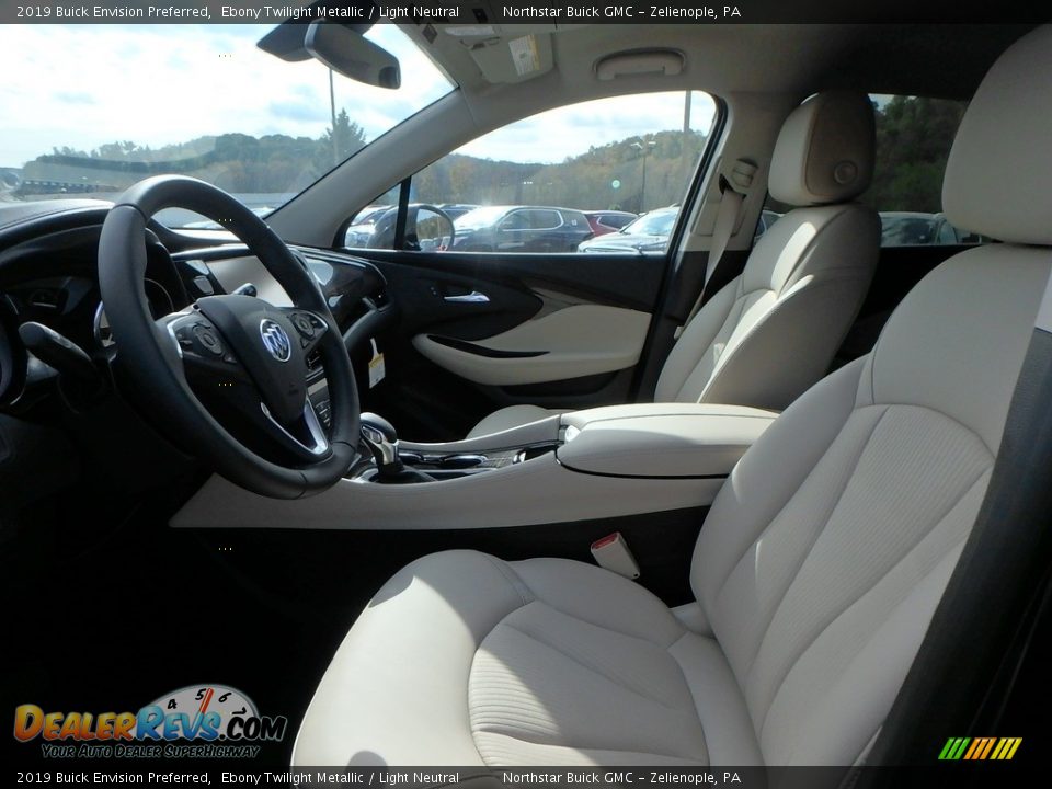 2019 Buick Envision Preferred Ebony Twilight Metallic / Light Neutral Photo #12
