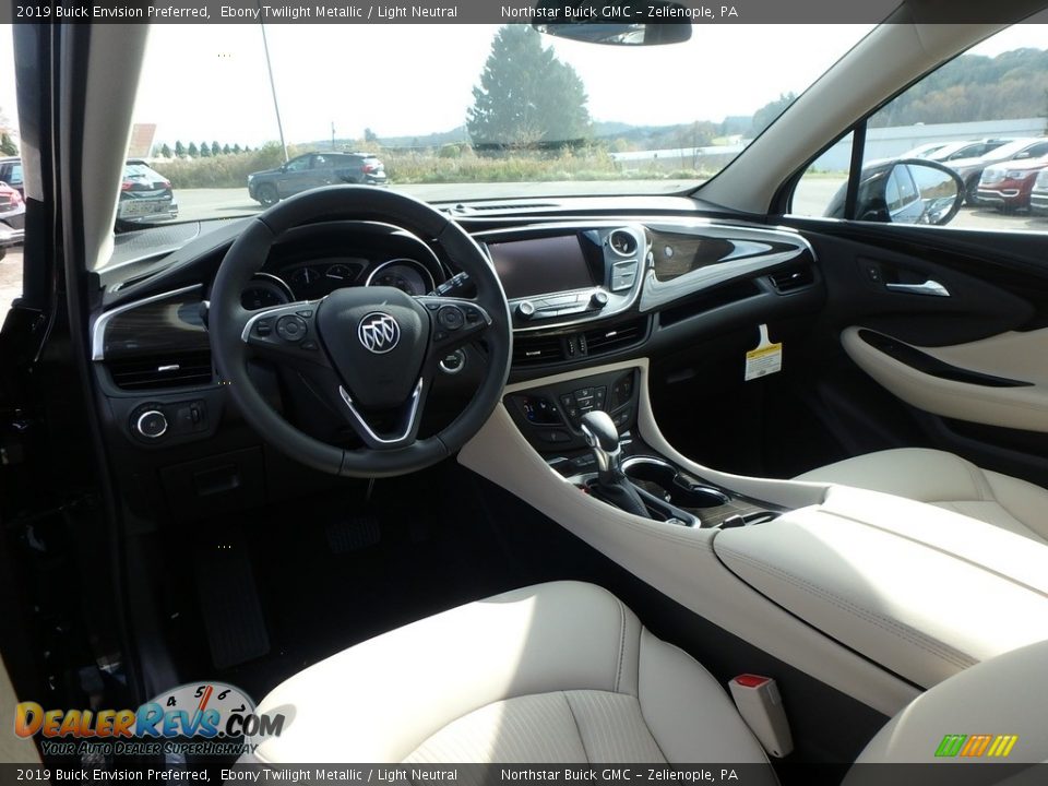 2019 Buick Envision Preferred Ebony Twilight Metallic / Light Neutral Photo #14