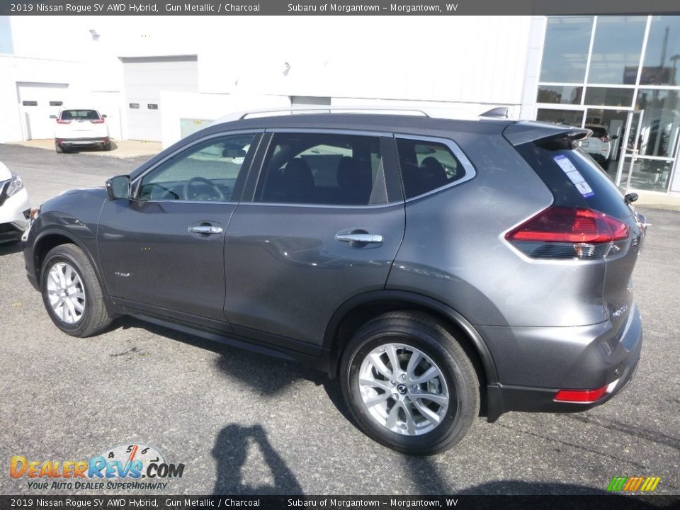 2019 Nissan Rogue SV AWD Hybrid Gun Metallic / Charcoal Photo #6