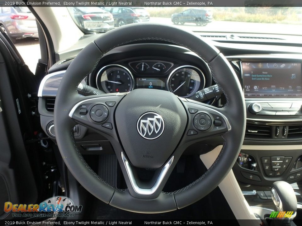 2019 Buick Envision Preferred Ebony Twilight Metallic / Light Neutral Photo #18
