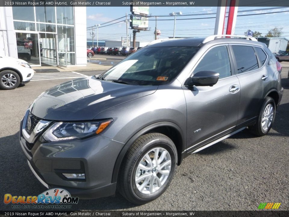 Gun Metallic 2019 Nissan Rogue SV AWD Hybrid Photo #8