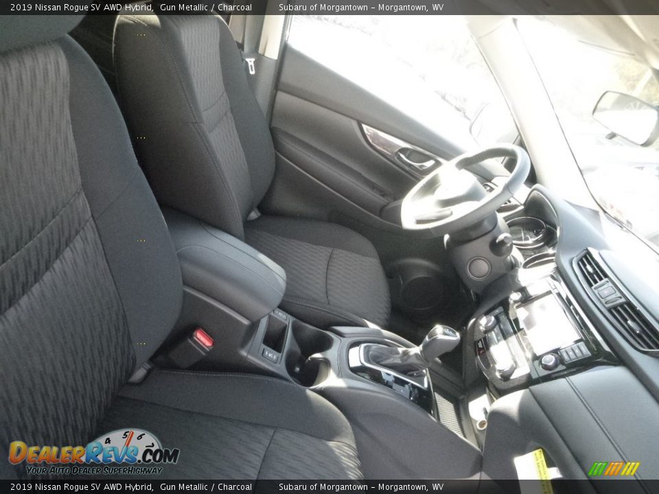 2019 Nissan Rogue SV AWD Hybrid Gun Metallic / Charcoal Photo #10