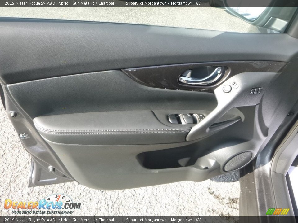 2019 Nissan Rogue SV AWD Hybrid Gun Metallic / Charcoal Photo #13