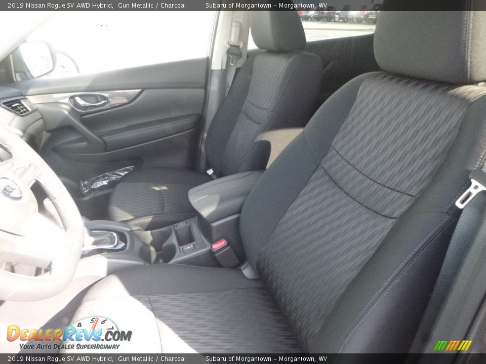 2019 Nissan Rogue SV AWD Hybrid Gun Metallic / Charcoal Photo #14