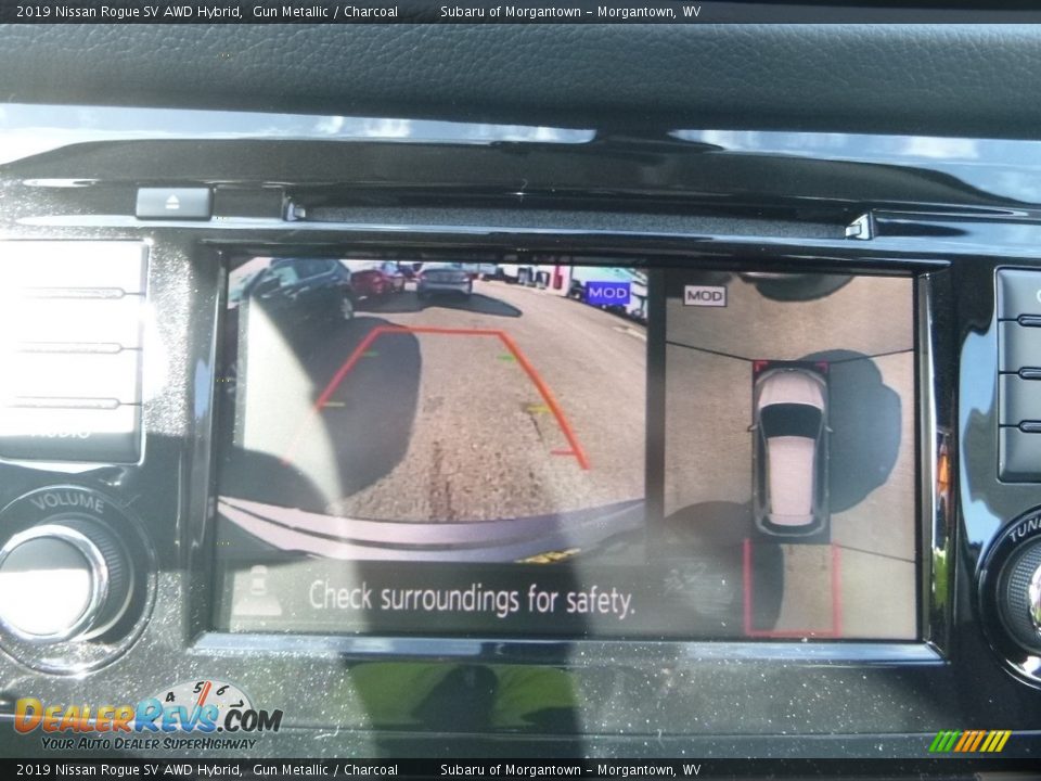 2019 Nissan Rogue SV AWD Hybrid Gun Metallic / Charcoal Photo #18