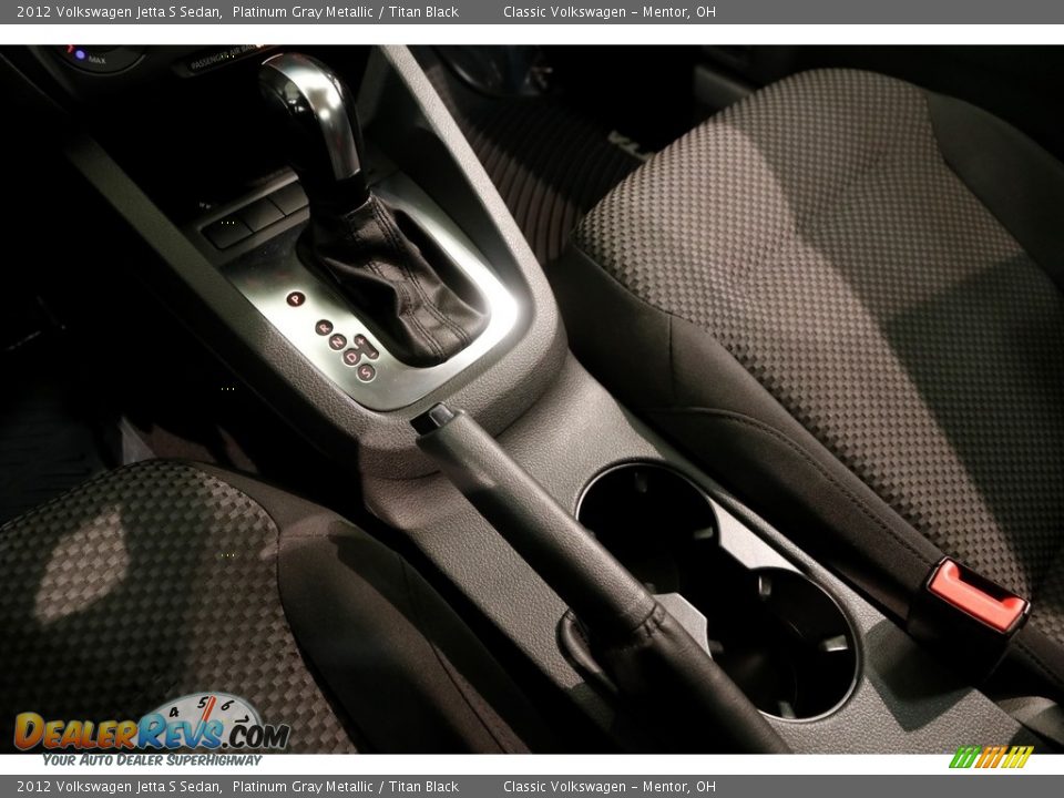 2012 Volkswagen Jetta S Sedan Platinum Gray Metallic / Titan Black Photo #9
