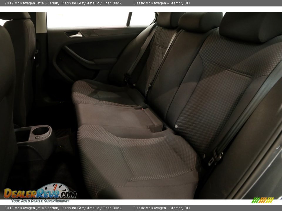 2012 Volkswagen Jetta S Sedan Platinum Gray Metallic / Titan Black Photo #13