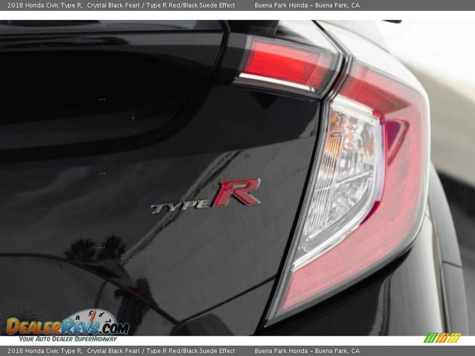 2018 Honda Civic Type R Crystal Black Pearl / Type R Red/Black Suede Effect Photo #12