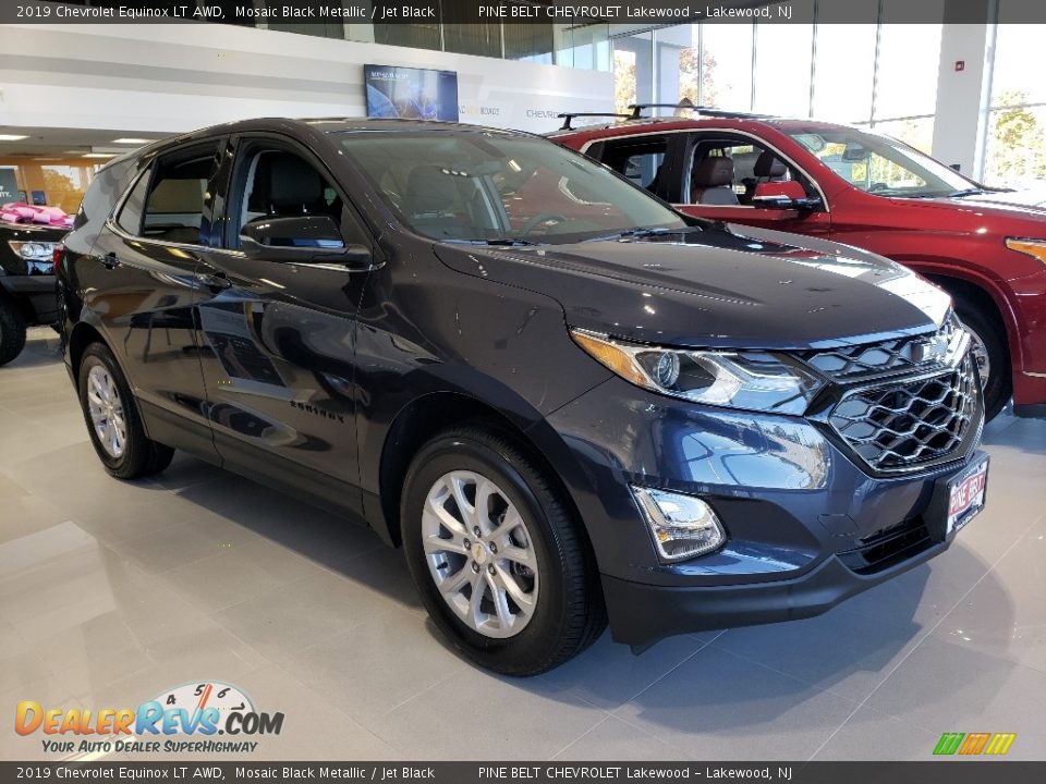 2019 Chevrolet Equinox LT AWD Mosaic Black Metallic / Jet Black Photo #1