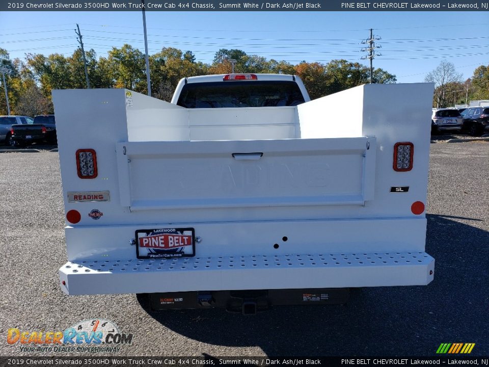 2019 Chevrolet Silverado 3500HD Work Truck Crew Cab 4x4 Chassis Summit White / Dark Ash/Jet Black Photo #5