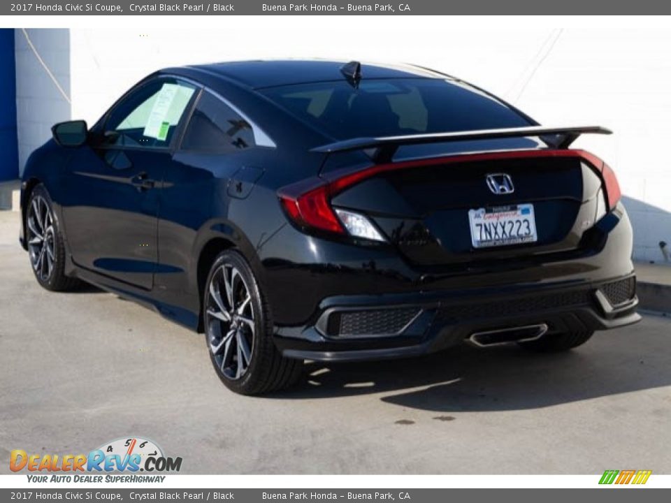 2017 Honda Civic Si Coupe Crystal Black Pearl / Black Photo #2