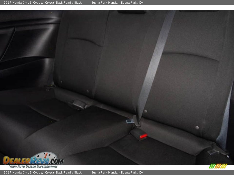 2017 Honda Civic Si Coupe Crystal Black Pearl / Black Photo #4