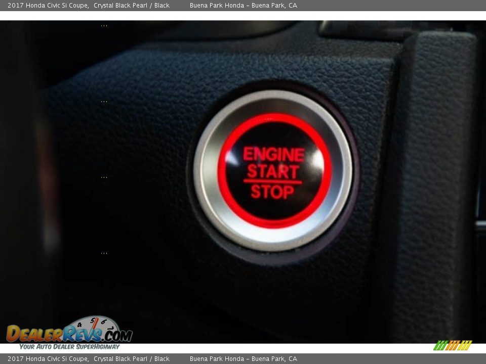 2017 Honda Civic Si Coupe Crystal Black Pearl / Black Photo #18