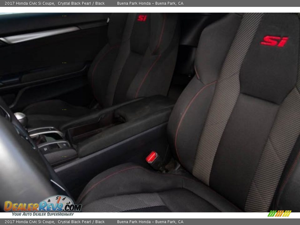 2017 Honda Civic Si Coupe Crystal Black Pearl / Black Photo #20