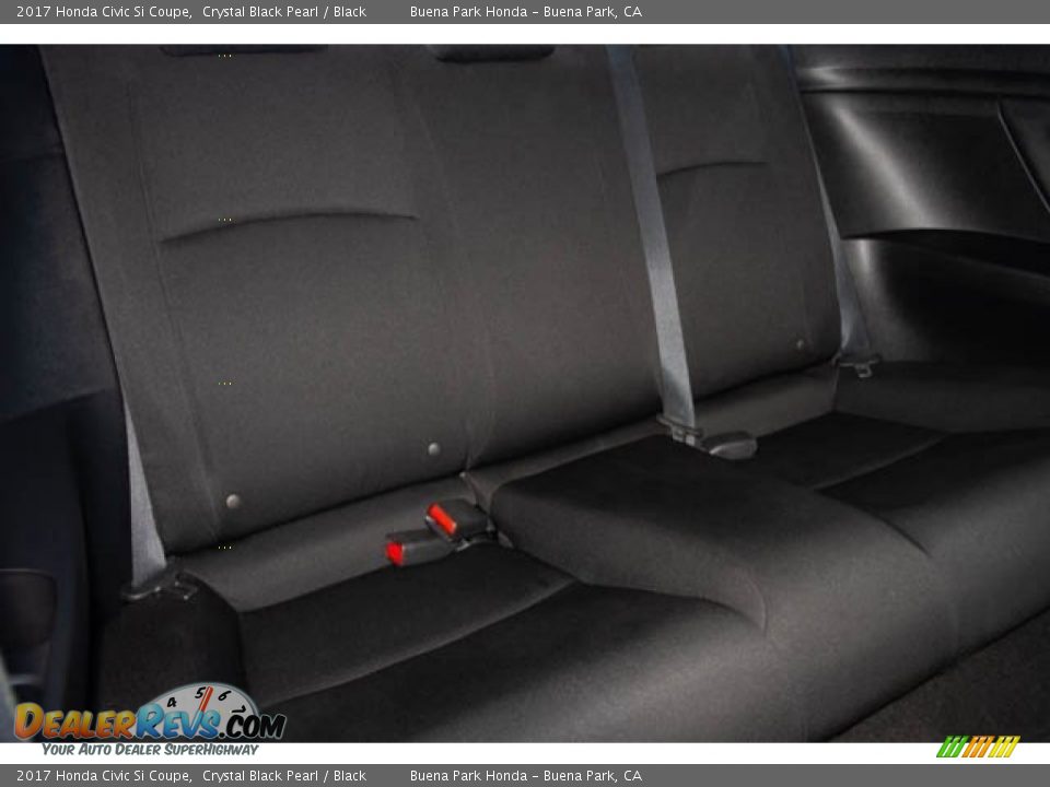 2017 Honda Civic Si Coupe Crystal Black Pearl / Black Photo #22