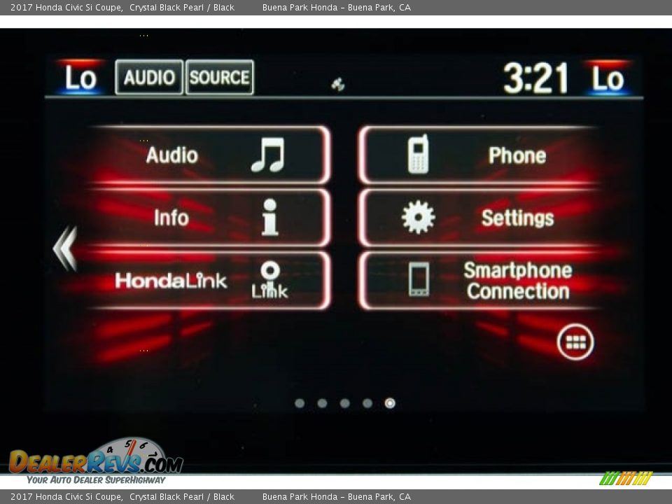 2017 Honda Civic Si Coupe Crystal Black Pearl / Black Photo #26