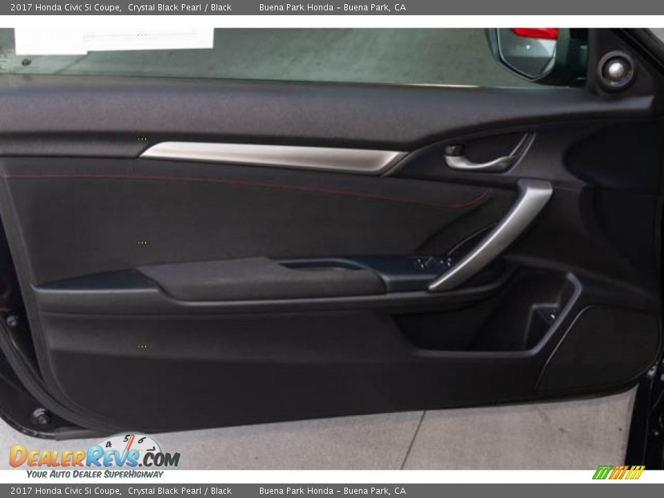 2017 Honda Civic Si Coupe Crystal Black Pearl / Black Photo #30
